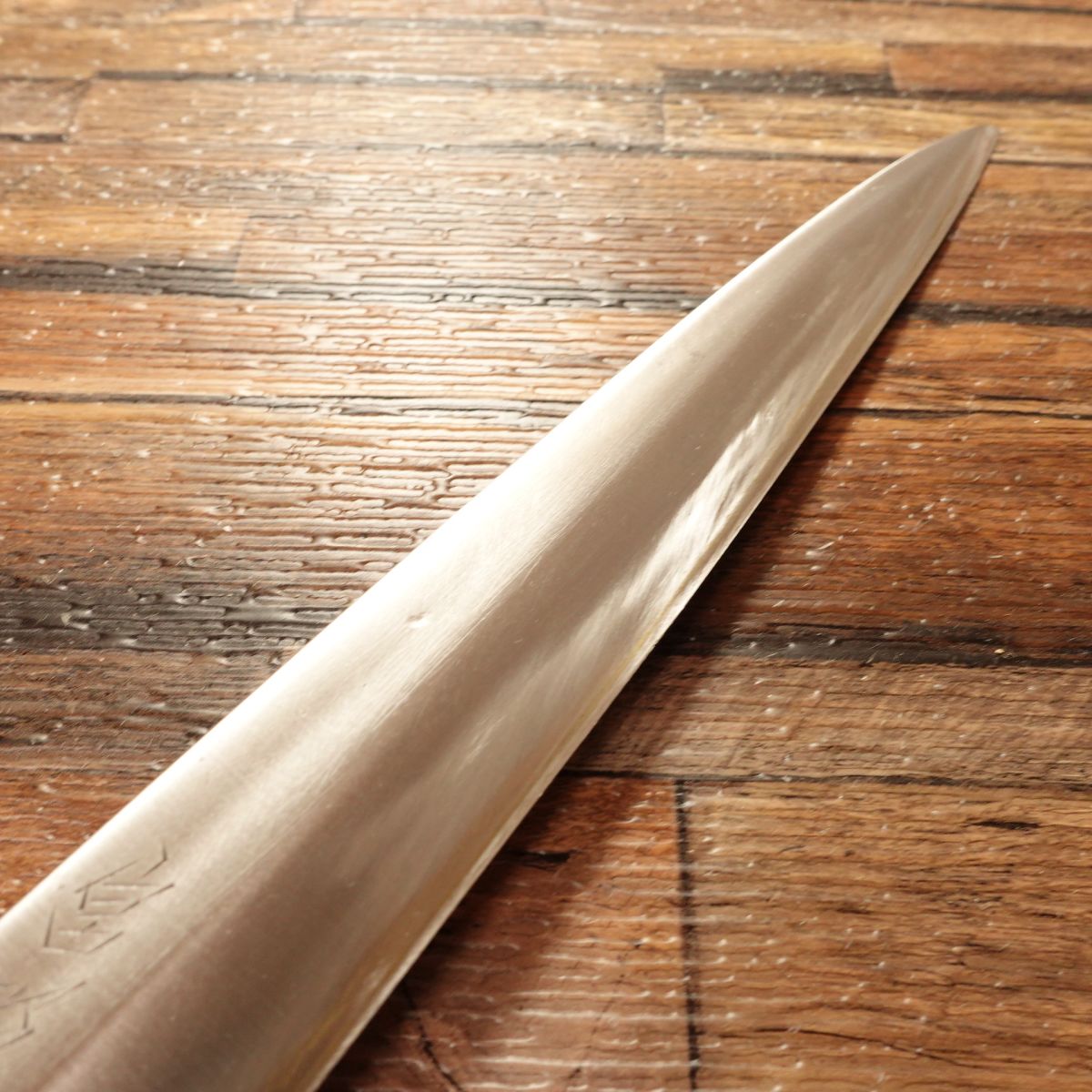 Miyano Yanagiba Knife, Sharpened, Yasuki Blue Steel, Octagonal Buffalo Horn Handle, Minimal Use, 265mm