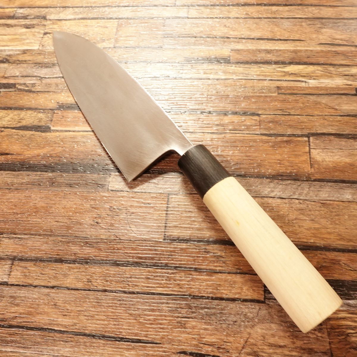 Sakai Shouou Deba Knife, Sharpened, Buffalo Horn Handle, Near Unused, 185mm