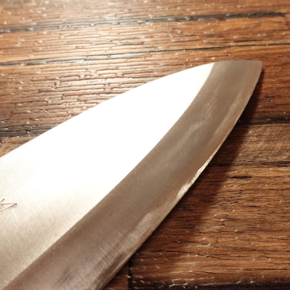 Sakai Shouou Deba Knife, Sharpened, Buffalo Horn Handle, Near Unused, 185mm