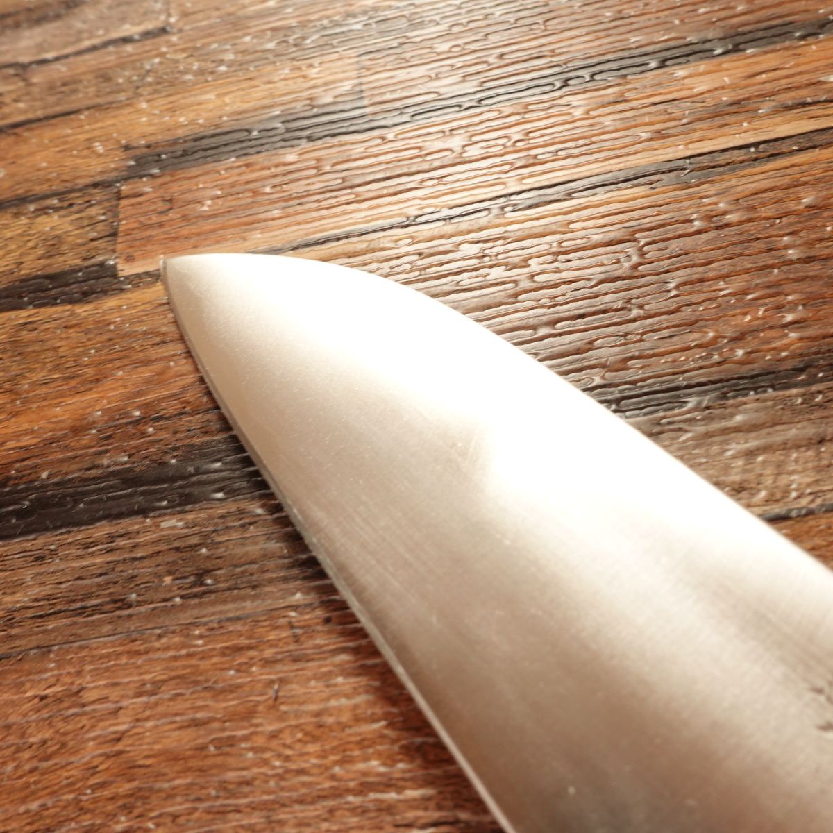 Tadakuni Santoku Knife, Sharpened, All-Purpose Knife, Hand-Forged, Warikomi, Made by Tadakuni, 165mm