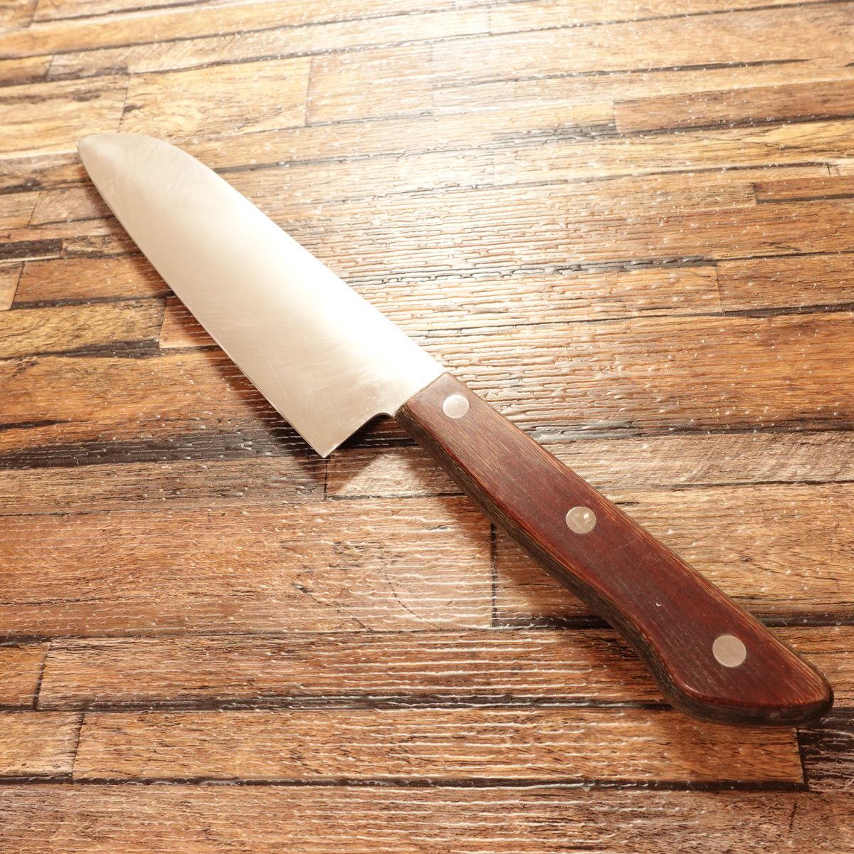 Ujitoshi Santoku Knife, Sharpened, Stainless Steel, All-Purpose Knife, Ultra-Thin, 165mm