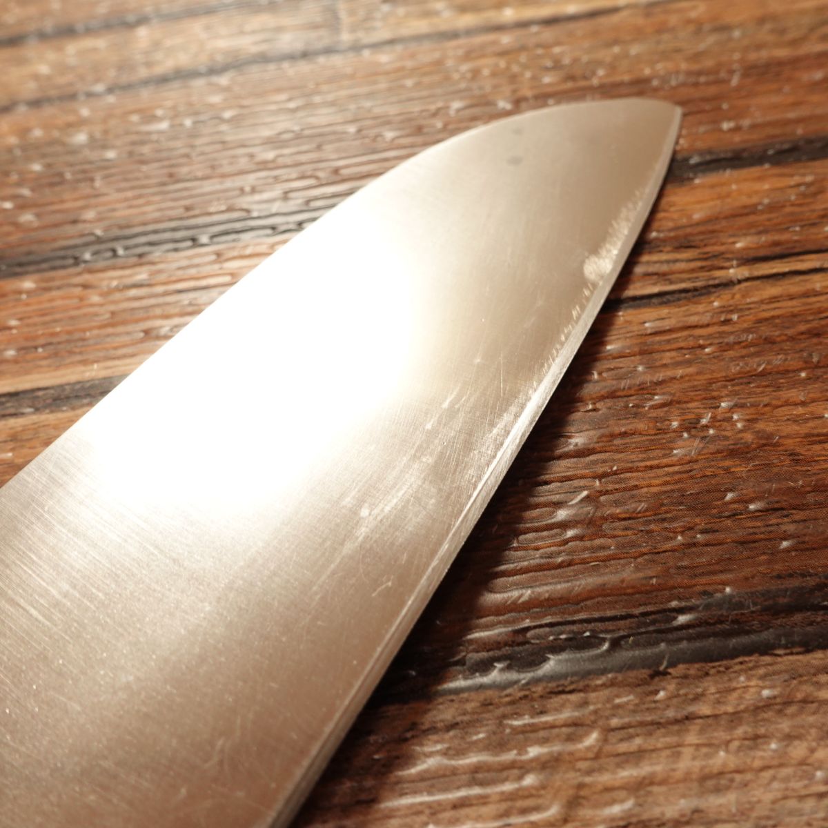 Ujitoshi Santoku Knife, Sharpened, Stainless Steel, All-Purpose Knife, Ultra-Thin, 165mm