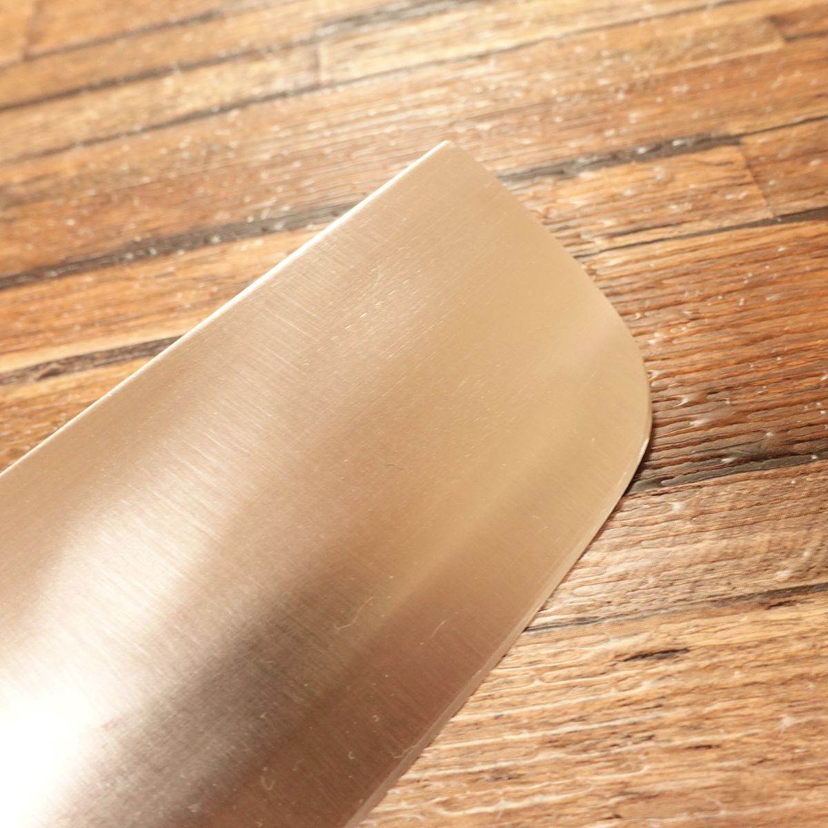 Sekimunekage Nakiri Knife, Sharpened, Double Bevel, Stainless Steel, Near Unused, 160mm