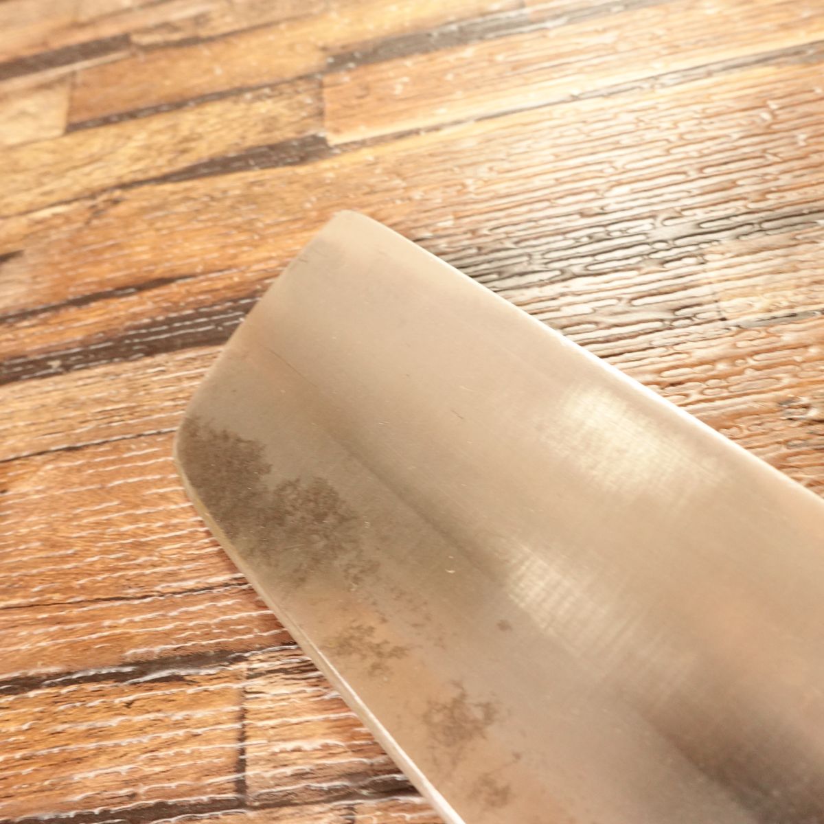 Katsuhiro Nakiri Knife, Sharpened, Double Bevel, Hagane, Echigo Katsuhiro, 160mm