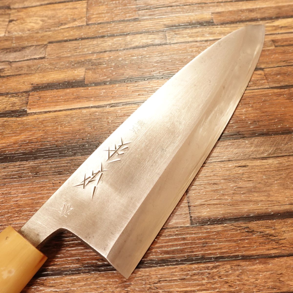 Sugimoto Large Deba Knife, Sharpened, White Water Buffalo Handle, Tokyo Sugimoto, 215mm