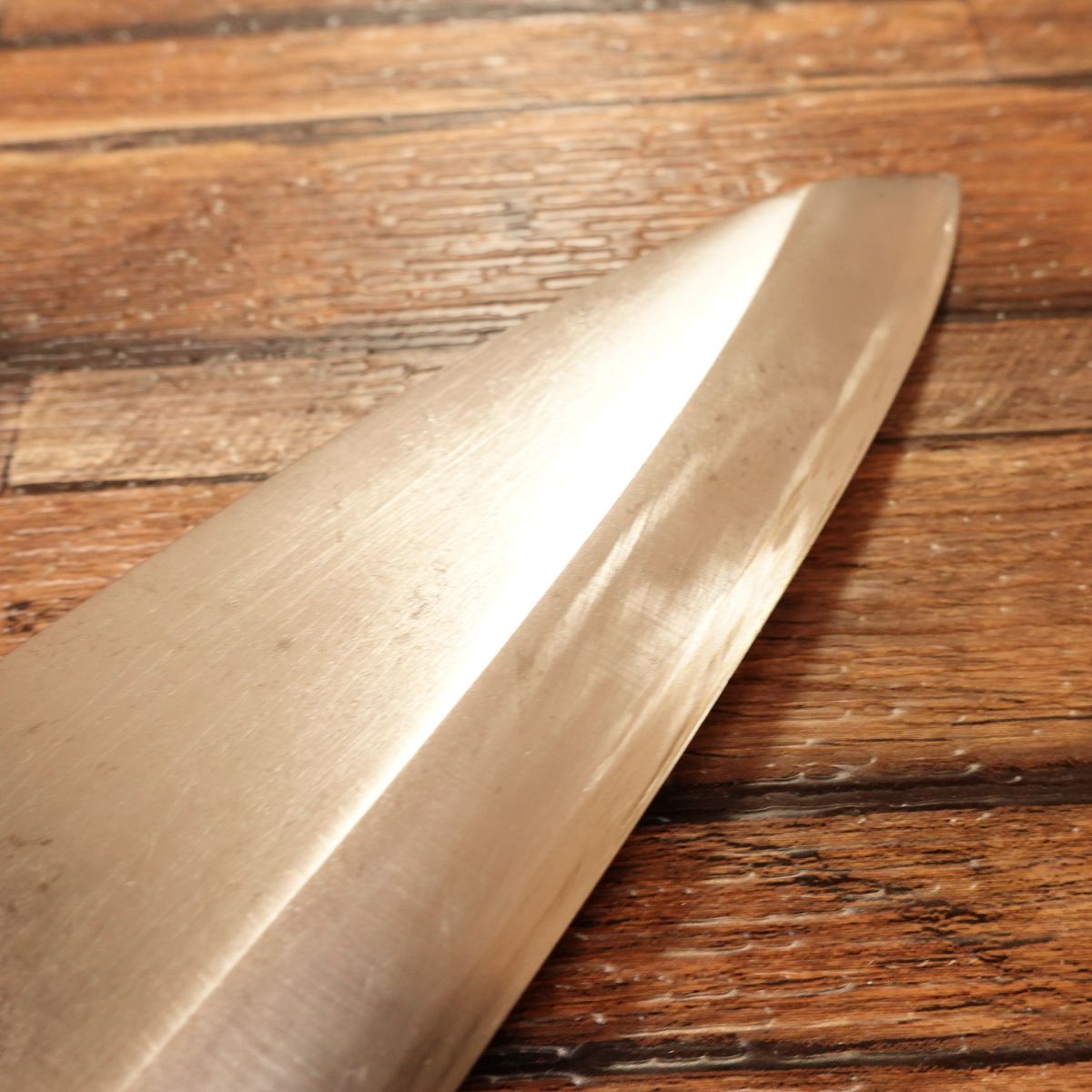 Sugimoto Large Deba Knife, Sharpened, White Water Buffalo Handle, Tokyo Sugimoto, 215mm