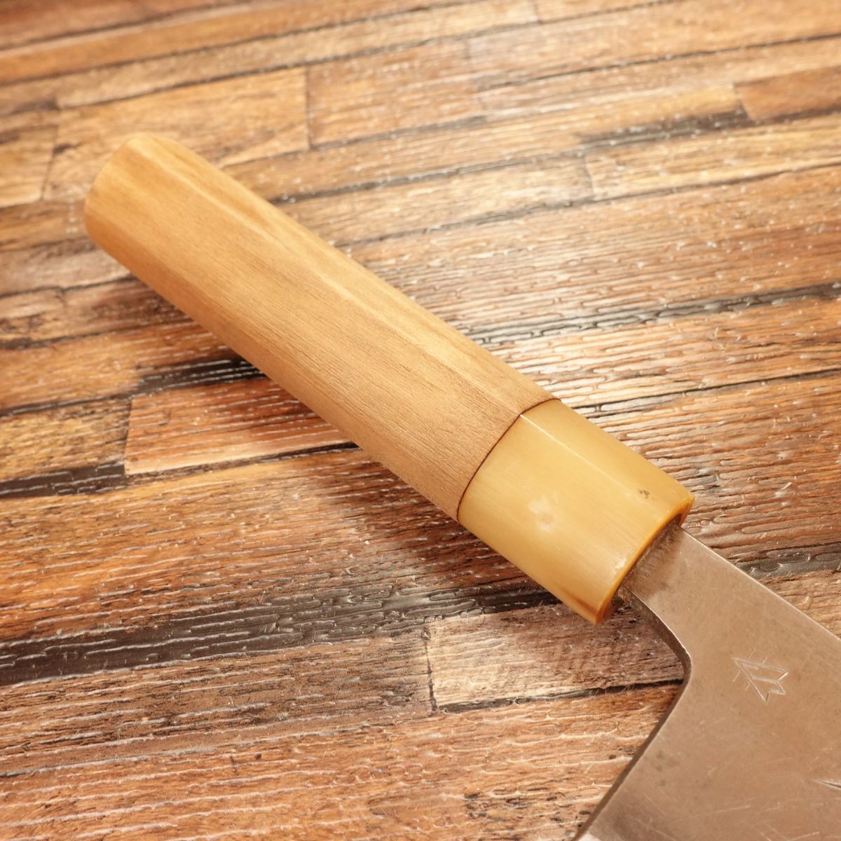 Sugimoto Large Deba Knife, Sharpened, White Water Buffalo Handle, Tokyo Sugimoto, 215mm