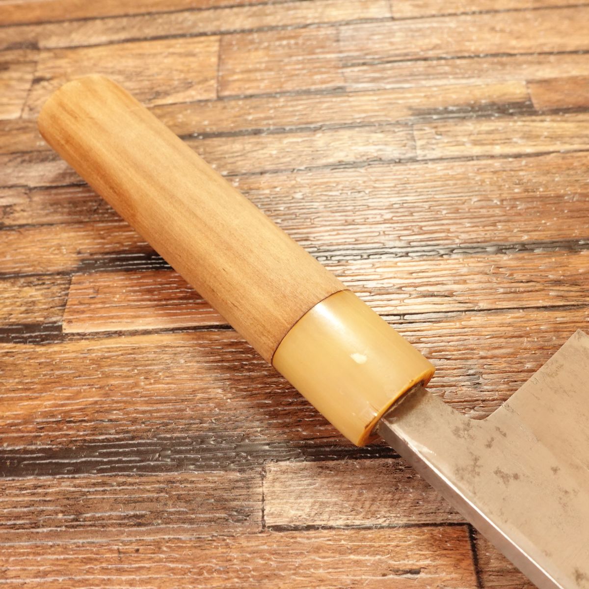 Sugimoto Large Deba Knife, Sharpened, White Water Buffalo Handle, Tokyo Sugimoto, 215mm