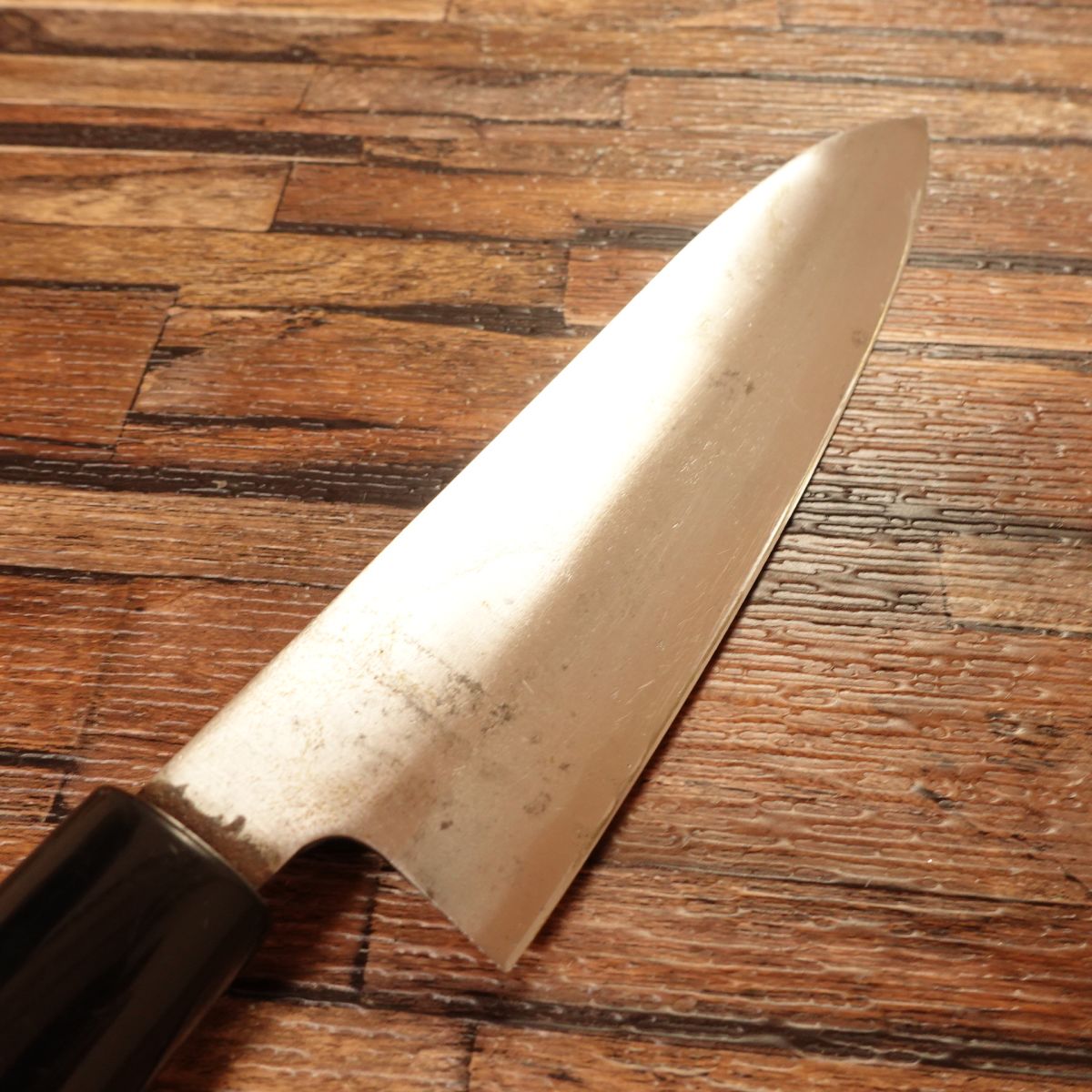 Katsuhiro Santoku Knife, Sharpened, Double Bevel, Hagane, Echigo Katsuhiro, 175mm