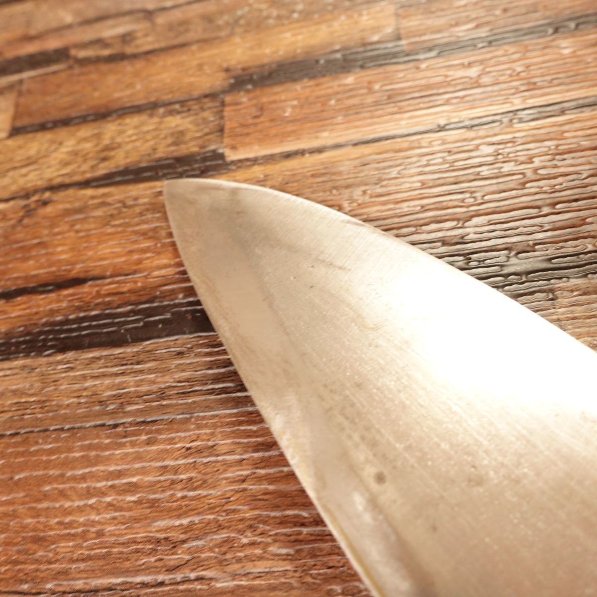 Seki Fujitsugu Ai-Deba Knife, Sharpened, Thin Deba, Hagane, Single Bevel, 155mm