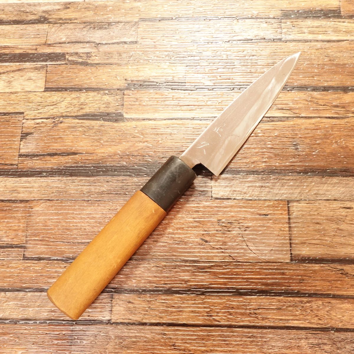 Masahisa Petty Knife, Sharpened, Japanese Petty Knife, Hagane, Single Bevel, Lightly Used, 105mm