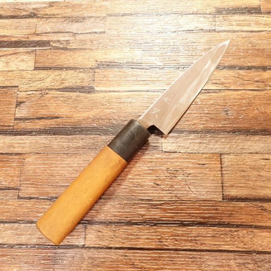 Masahisa Petty Knife, Sharpened, Japanese Petty Knife, Hagane, Single Bevel, Lightly Used, 105mm