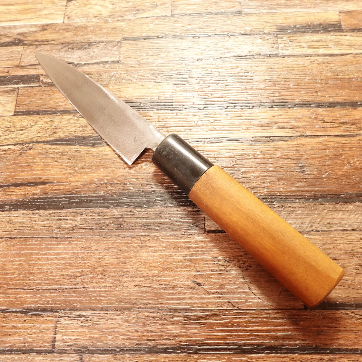 Masahisa Petty Knife, Sharpened, Japanese Petty Knife, Hagane, Single Bevel, Lightly Used, 105mm