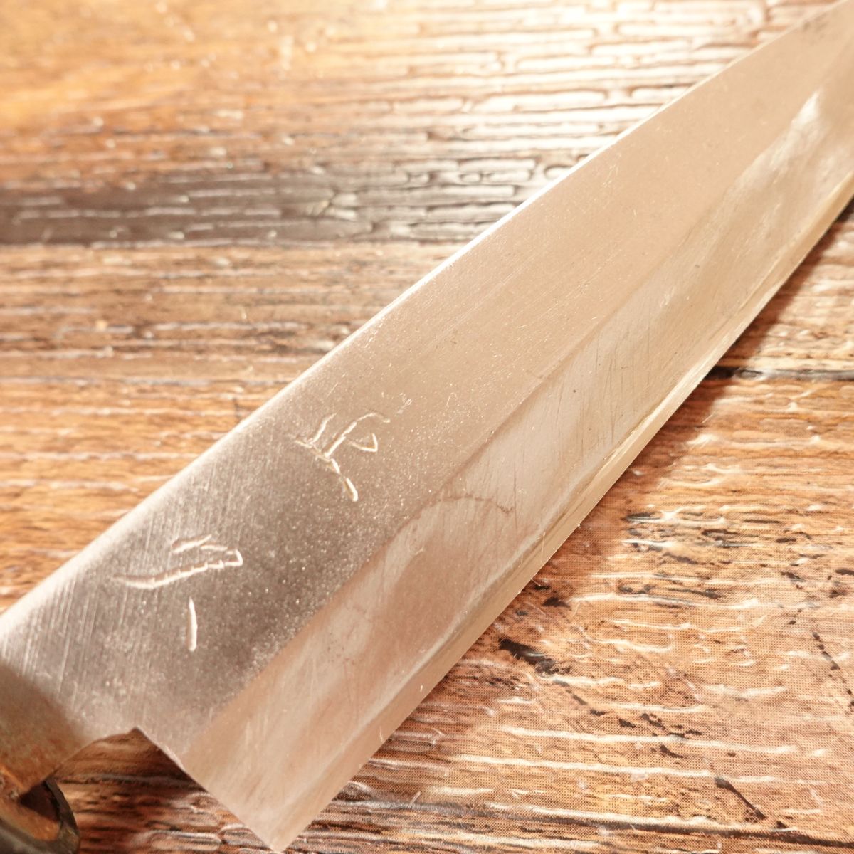 Masahisa Petty Knife, Sharpened, Japanese Petty Knife, Hagane, Single Bevel, Lightly Used, 105mm