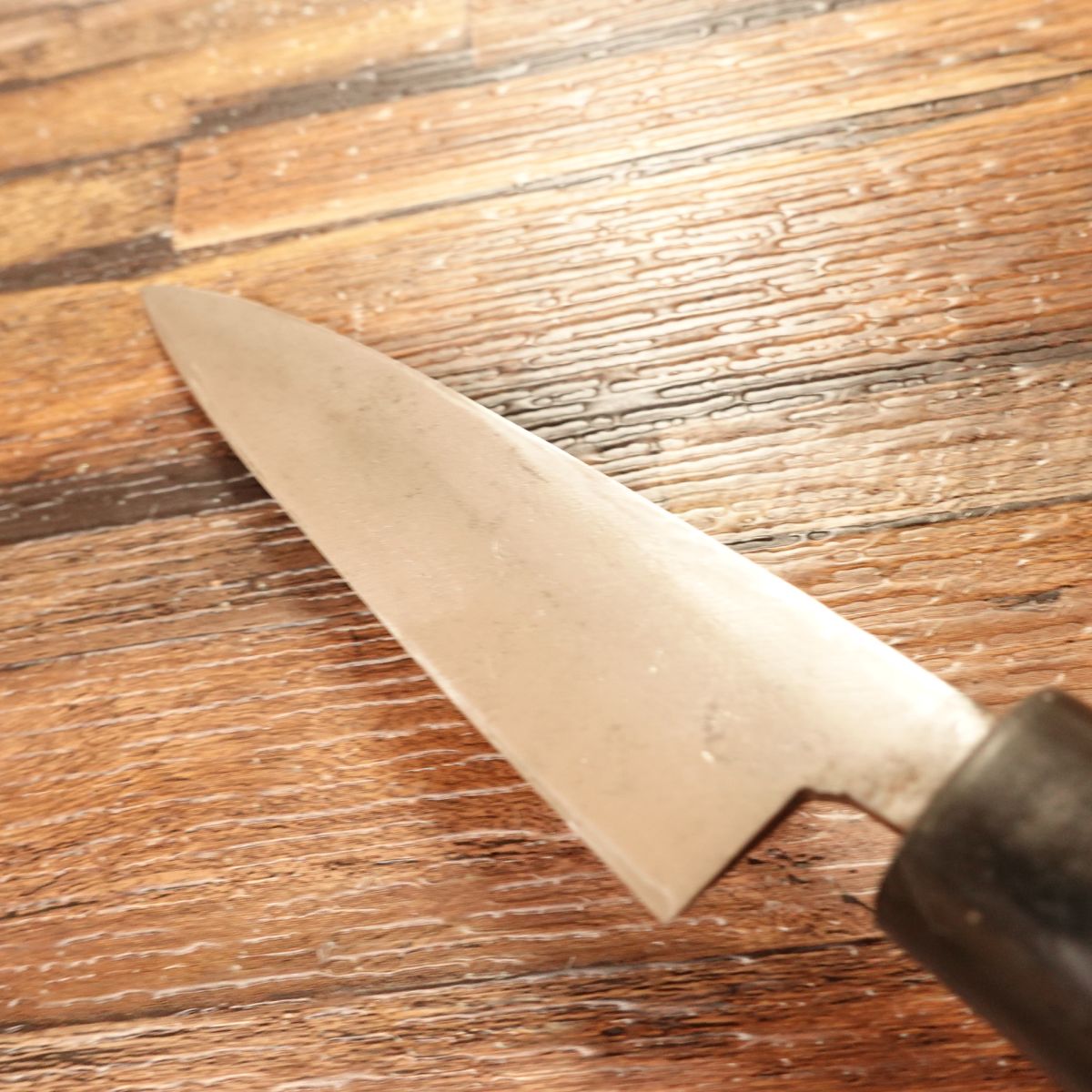 Masahisa Petty Knife, Sharpened, Japanese Petty Knife, Hagane, Single Bevel, Lightly Used, 105mm