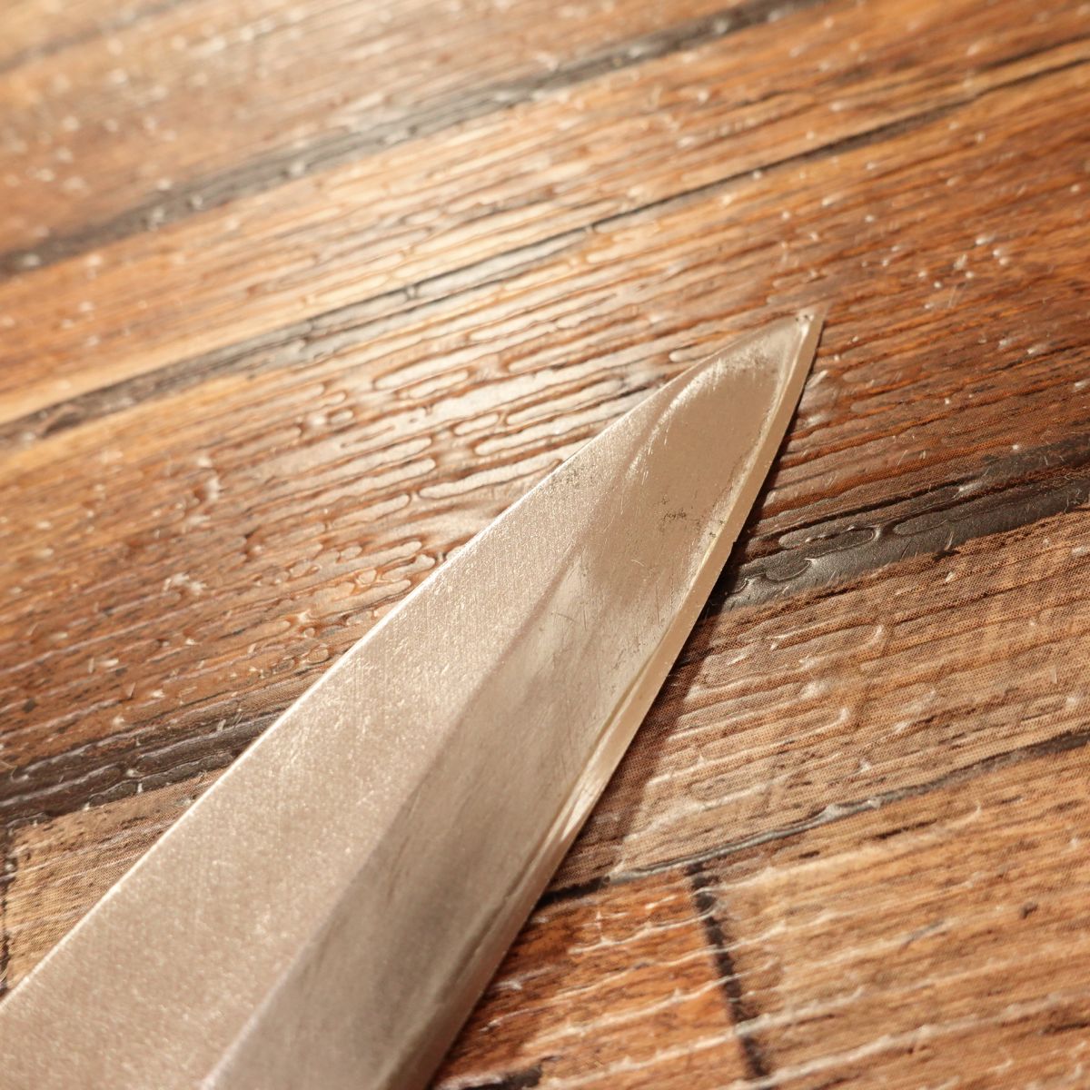 Masahisa Petty Knife, Sharpened, Japanese Petty Knife, Hagane, Single Bevel, Lightly Used, 105mm