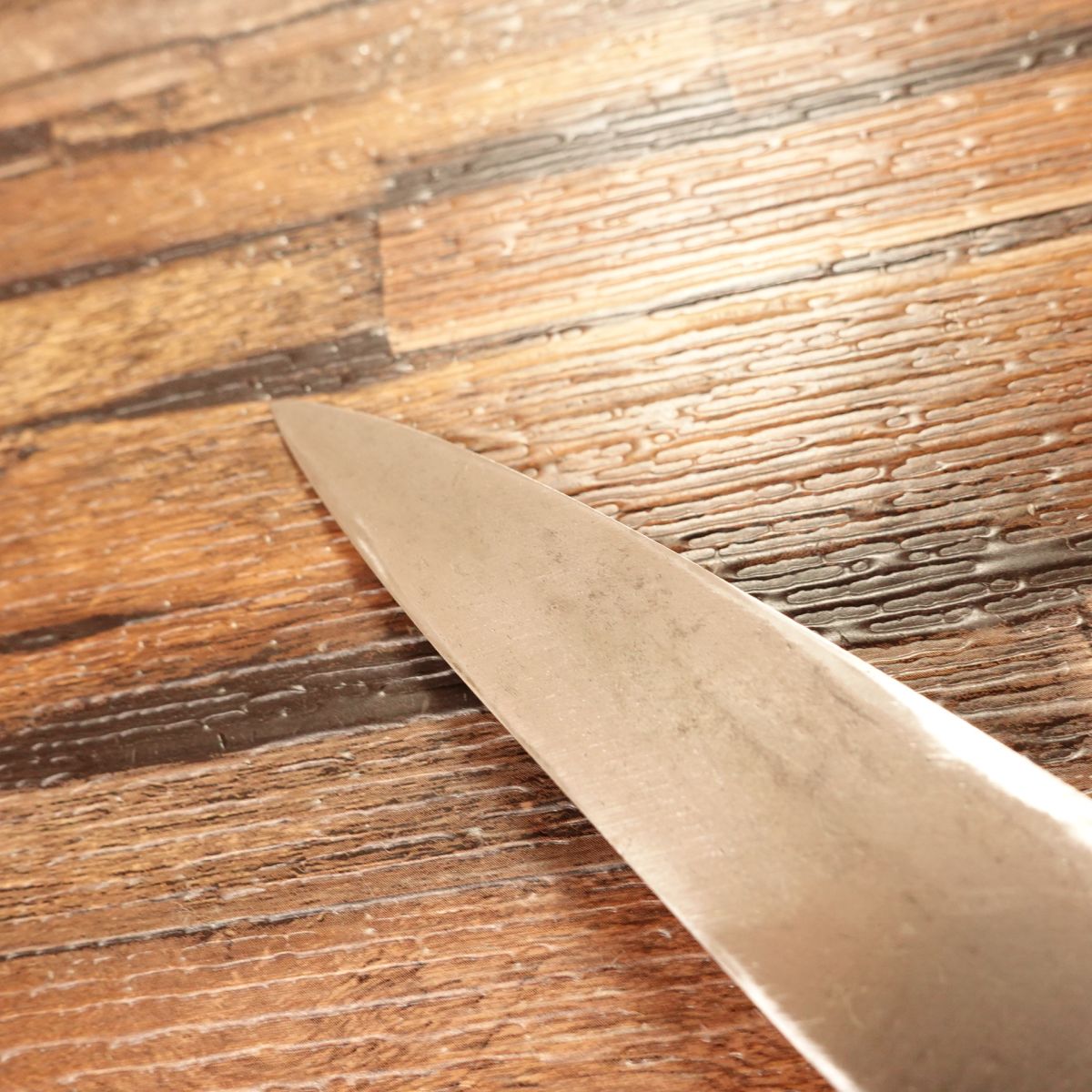 Masahisa Petty Knife, Sharpened, Japanese Petty Knife, Hagane, Single Bevel, Lightly Used, 105mm