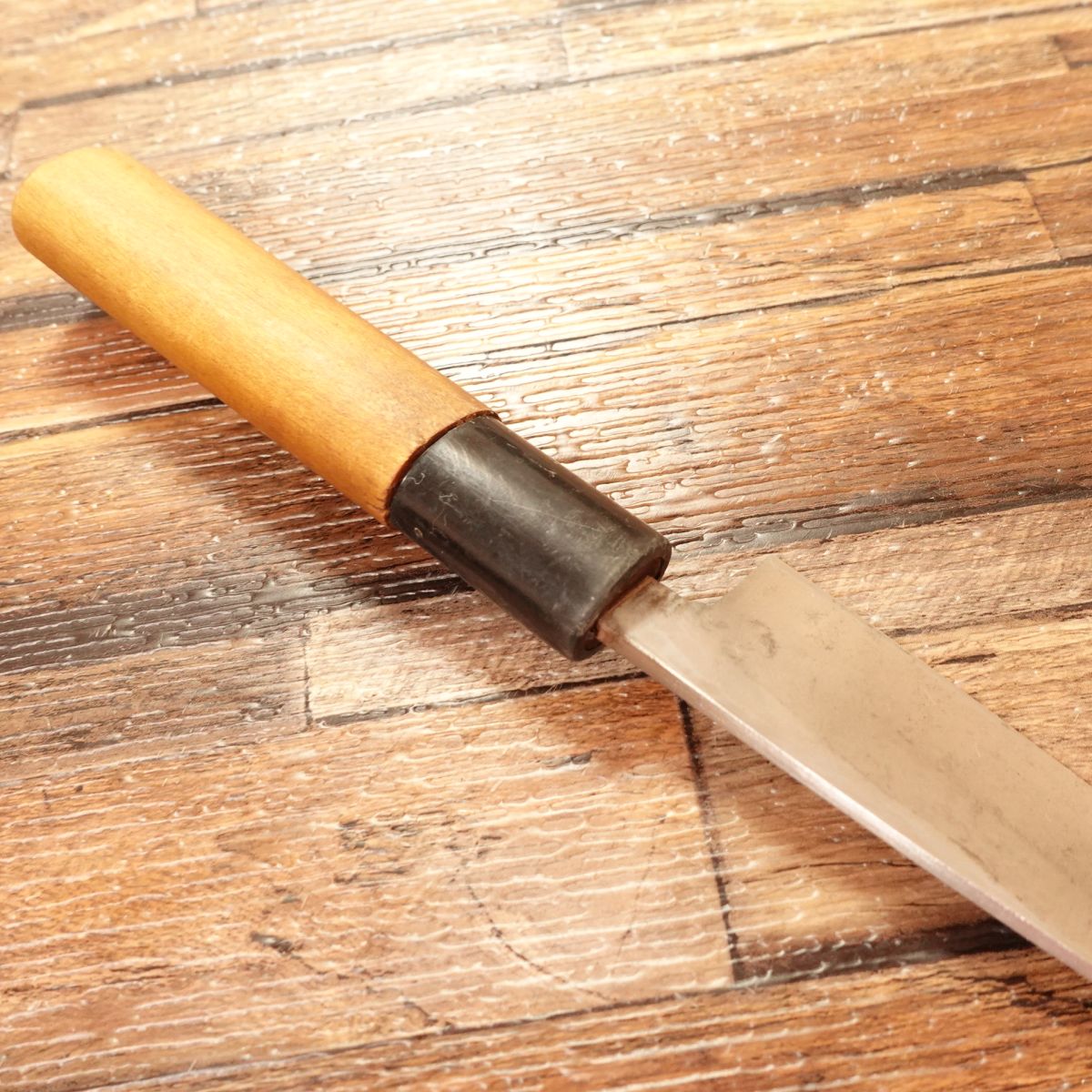 Masahisa Petty Knife, Sharpened, Japanese Petty Knife, Hagane, Single Bevel, Lightly Used, 105mm