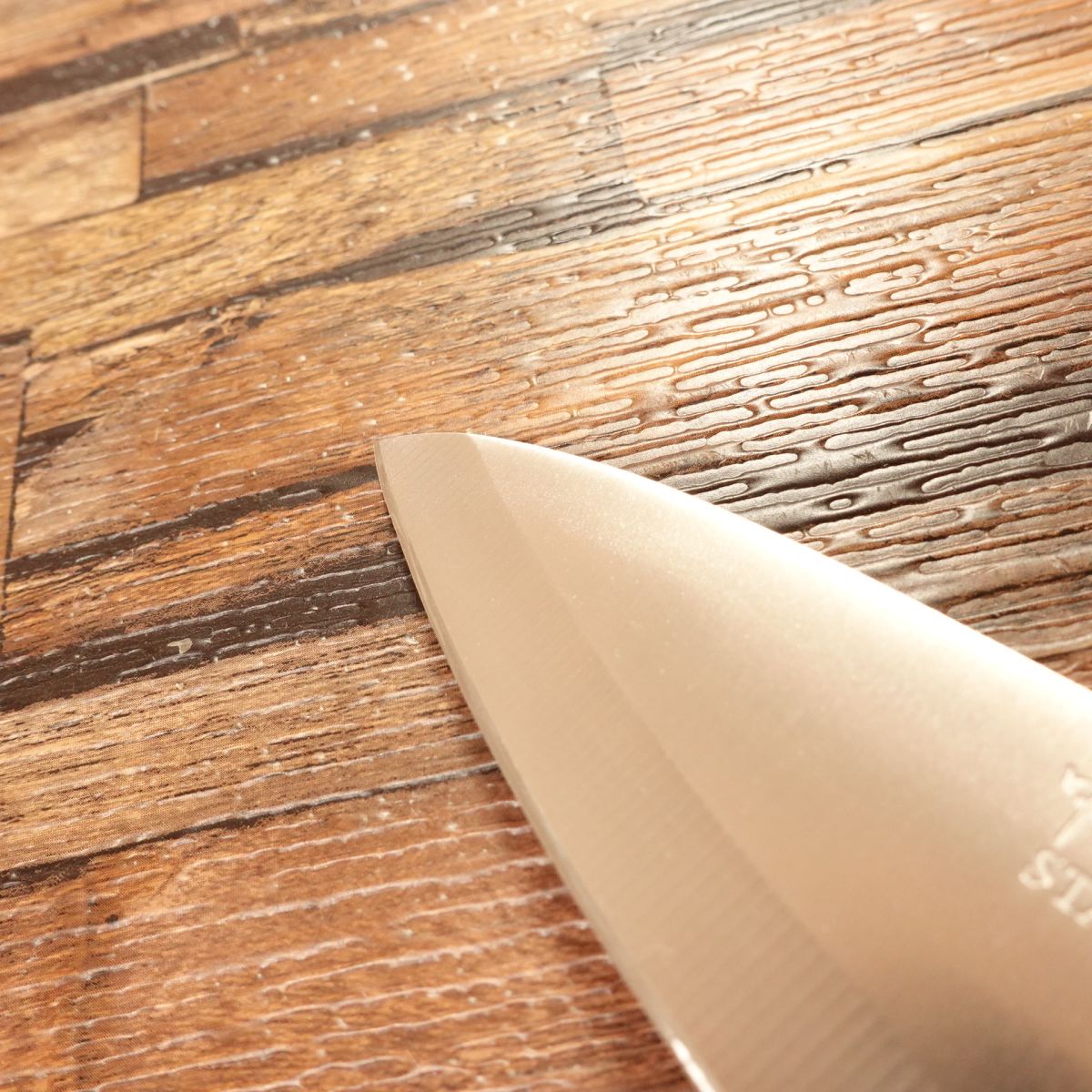 Nakamura Komei Aji-Kiri Knife, Sharpened, Small Deba Knife, Stainless Steel, 105mm