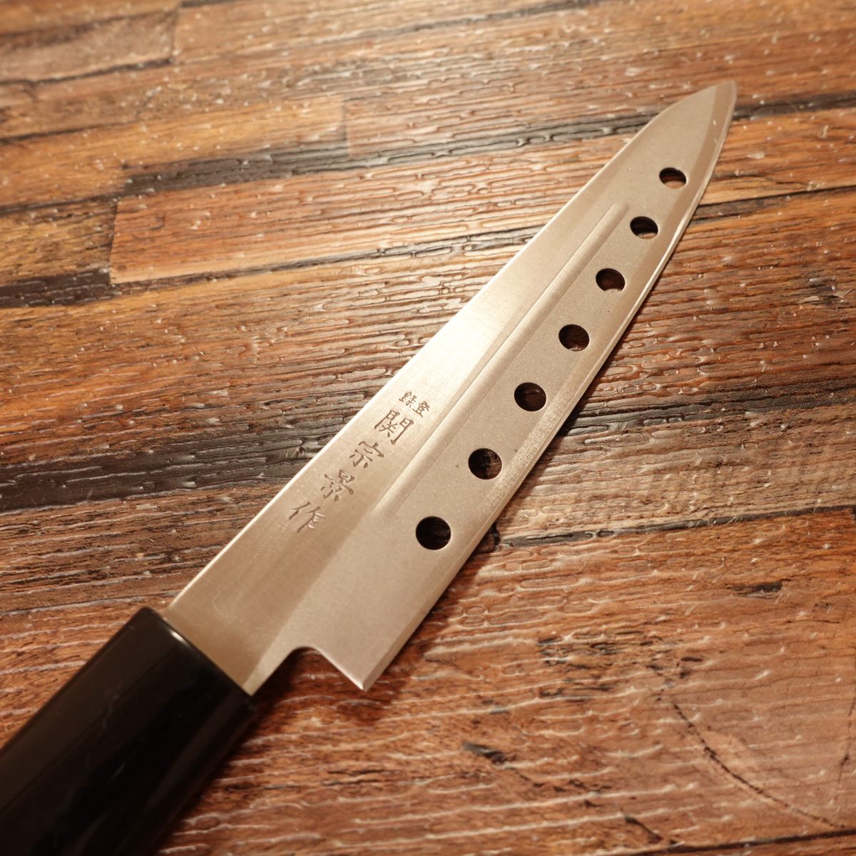 Seki Munekage Petty Knife, Sharpened, Perforated, Fruit Knife, Lightweight, Seki Munekage Work, 125mm