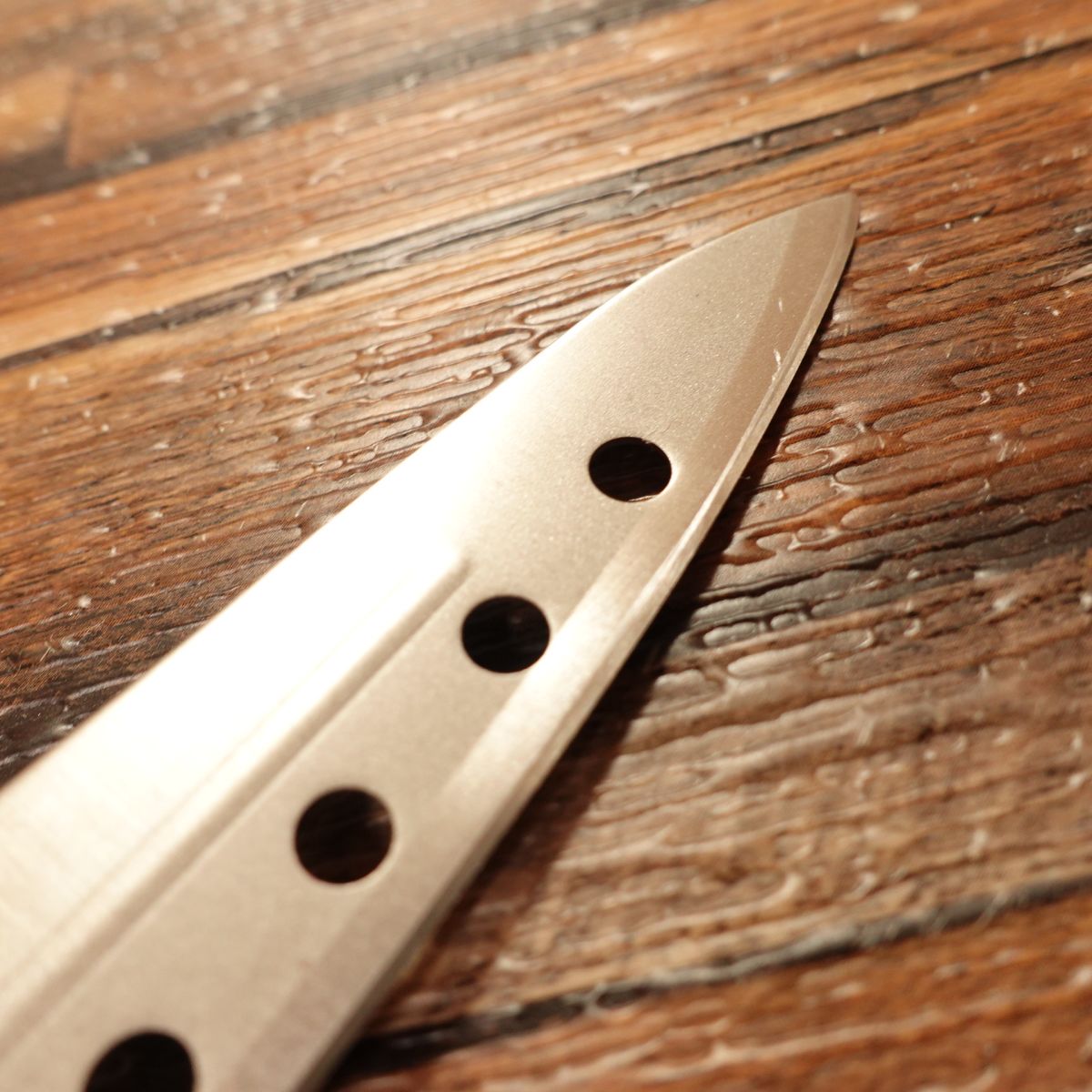 Seki Munekage Petty Knife, Sharpened, Perforated, Fruit Knife, Lightweight, Seki Munekage Work, 125mm