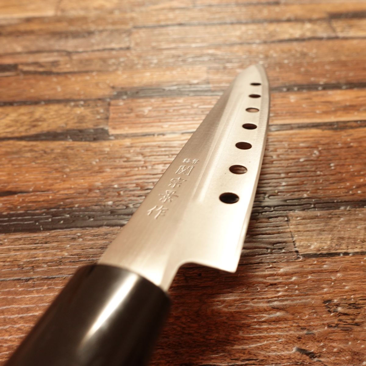 Seki Munekage Petty Knife, Sharpened, Perforated, Fruit Knife, Lightweight, Seki Munekage Work, 125mm