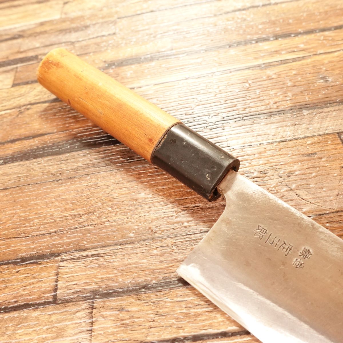 Sadagoro Aji-Kiri Knife, Sharpened, Small Deba Knife, Thick Blade, Hagane, 125mm