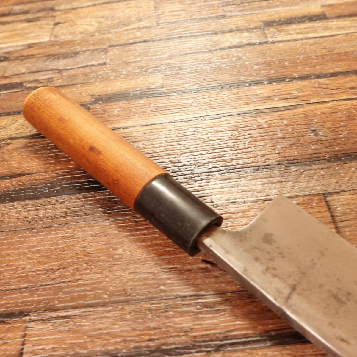 Sadagoro Aji-Kiri Knife, Sharpened, Small Deba Knife, Thick Blade, Hagane, 125mm