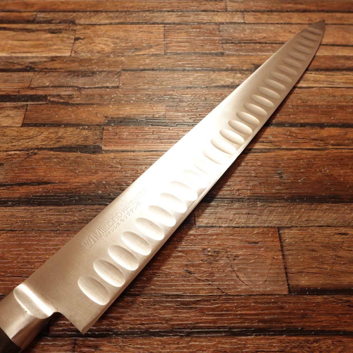 Misono Sujihiki Knife, Sharpened, Misono Salmon, Slicer, Gyuto, Semi-Single Bevel 8:2, Minimal Wear, 300mm