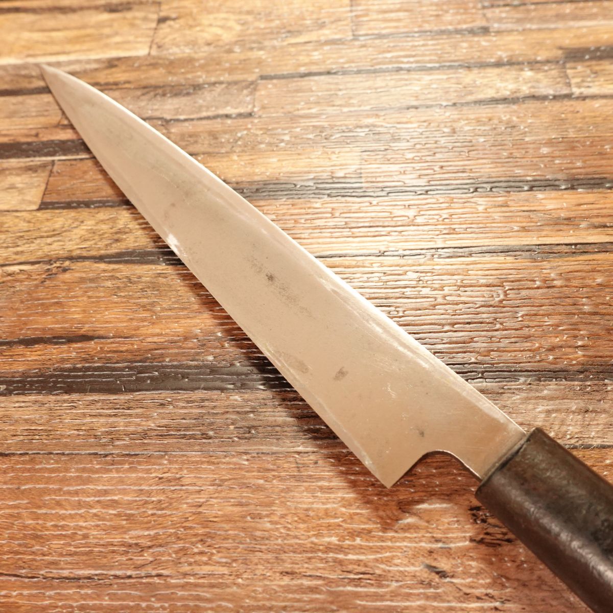 Seki Magoroku Yanagiba Knife, Sharpened, Ginju, Hon-Hagane, Sashimi Knife, Slight Handle Deformation, 200mm