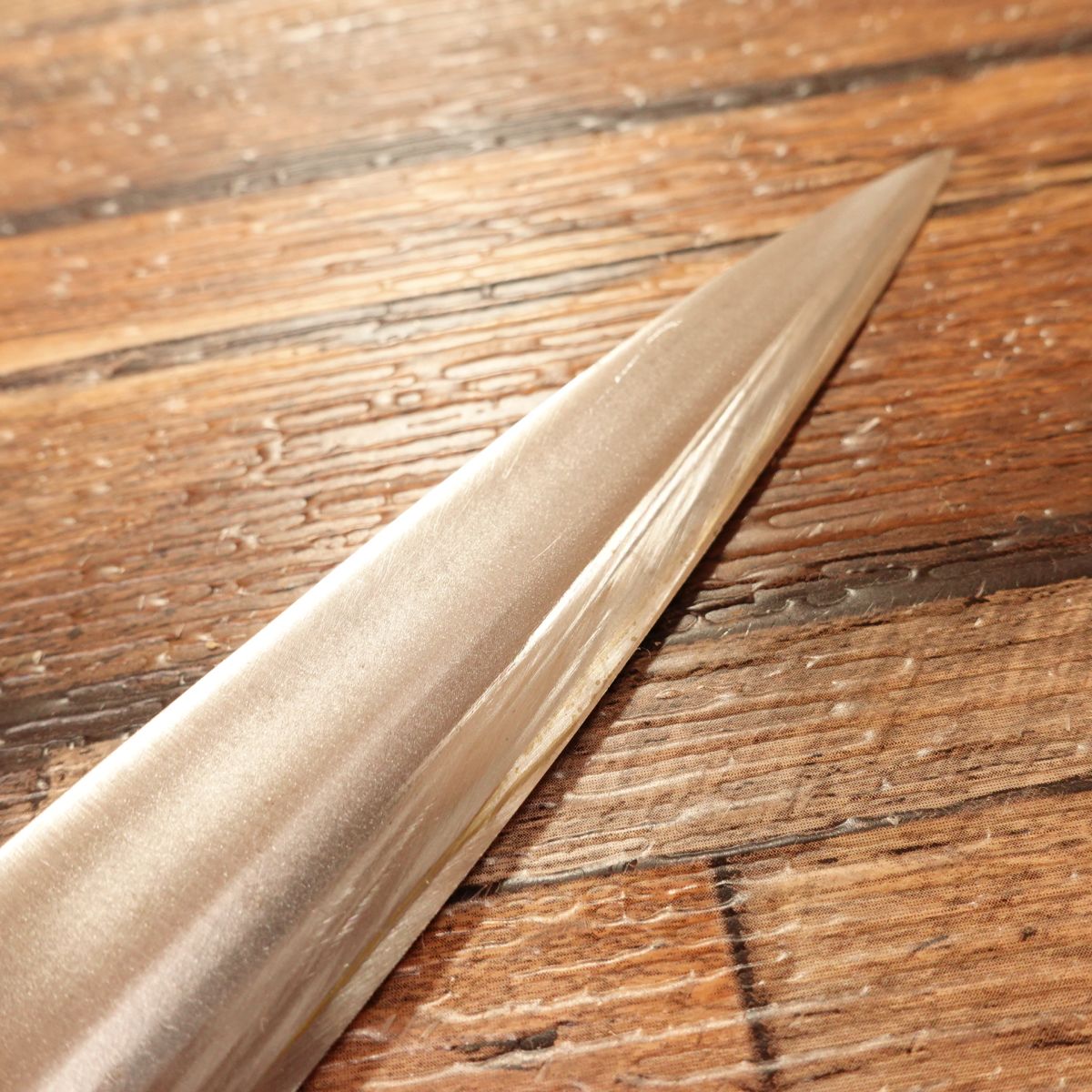 Seki Magoroku Yanagiba Knife, Sharpened, Ginju, Hon-Hagane, Sashimi Knife, Slight Handle Deformation, 200mm