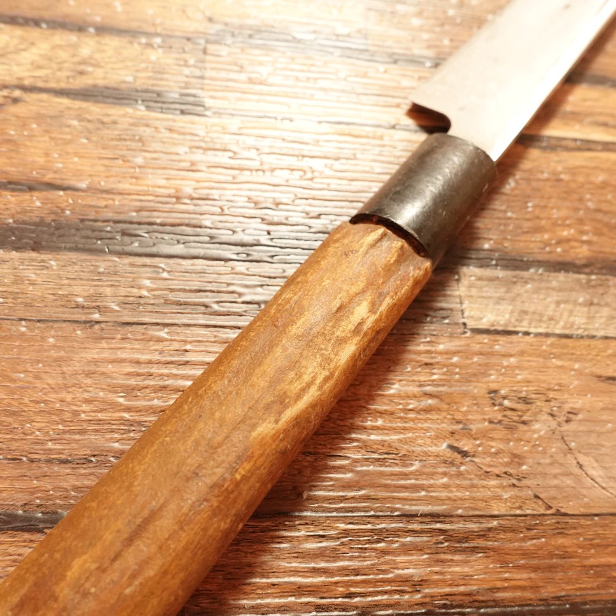 Seki Magoroku Yanagiba Knife, Sharpened, Ginju, Hon-Hagane, Sashimi Knife, Slight Handle Deformation, 200mm