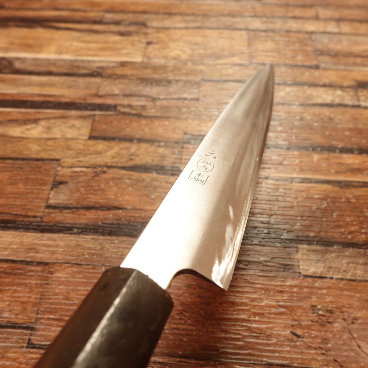 Seki Magoroku Yanagiba Knife, Sharpened, Ginju, Hon-Hagane, Sashimi Knife, Slight Handle Deformation, 200mm