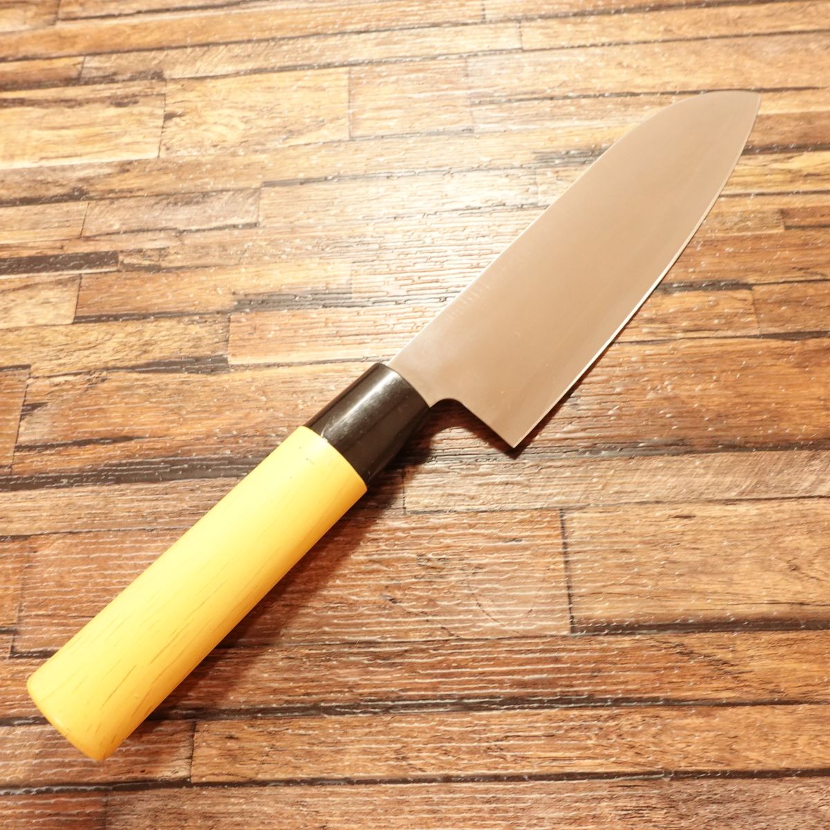 Nakamura Komei Aji-Kiri Knife, Sharpened, Small Deba Knife, Stainless Steel, 165mm