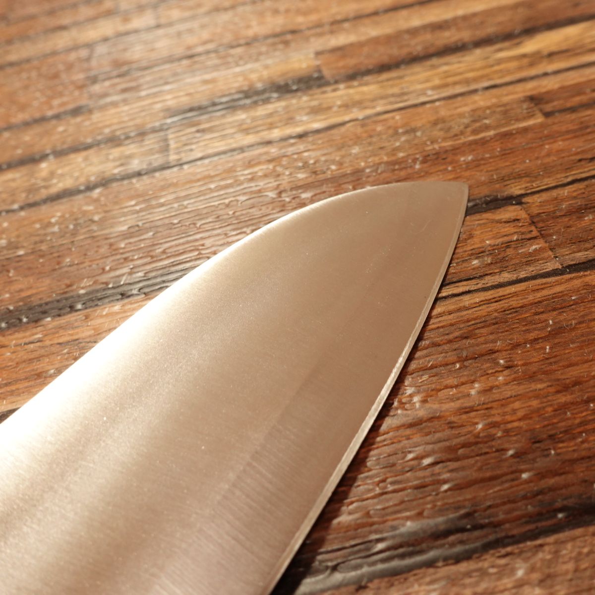 Nakamura Komei Aji-Kiri Knife, Sharpened, Small Deba Knife, Stainless Steel, 165mm
