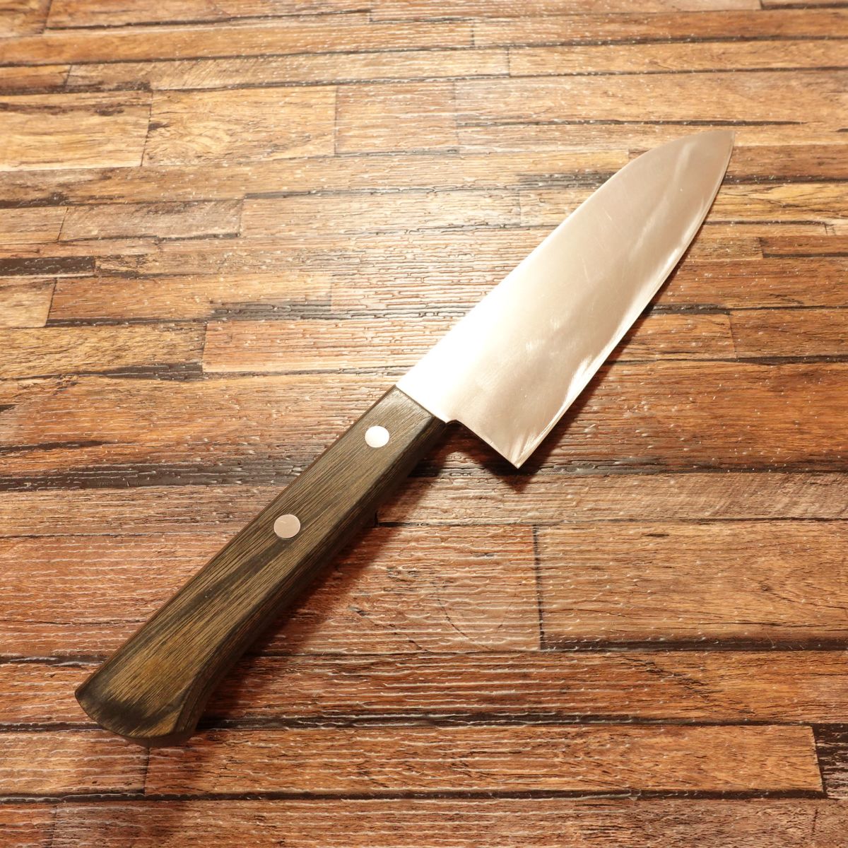 Munefusa Santoku Knife, Sharpened, All-Purpose Knife, Honwarikomi, Munefusa Work, 160mm