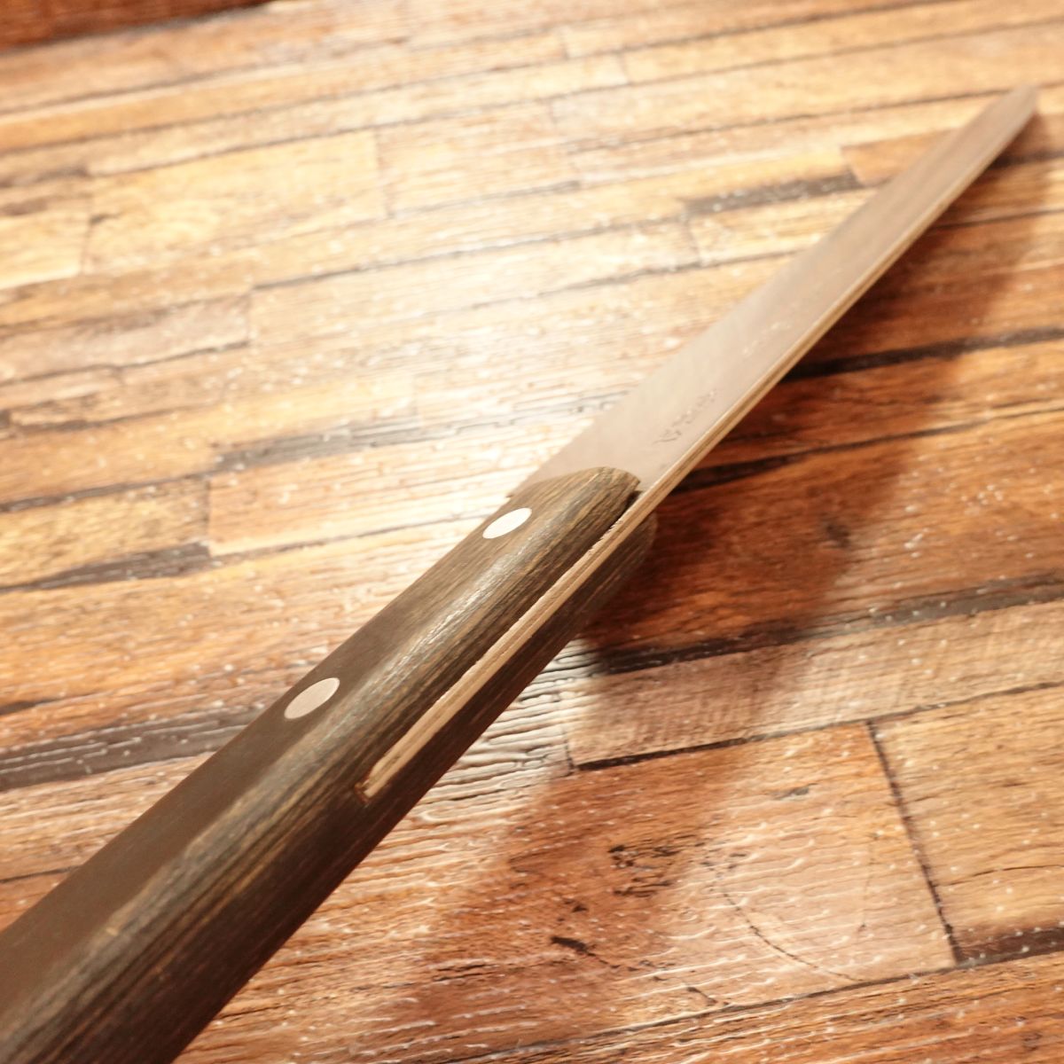 Senzou Gyuto Knife, Sharpened, All-Purpose Knife, Honwarikomi, Senzou Work, Straight Edge, 180mm