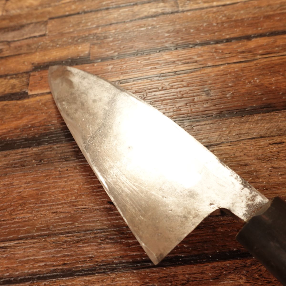 Toshimitsu Deba Knife, Sharpened, Single Bevel, Hagane, 145mm