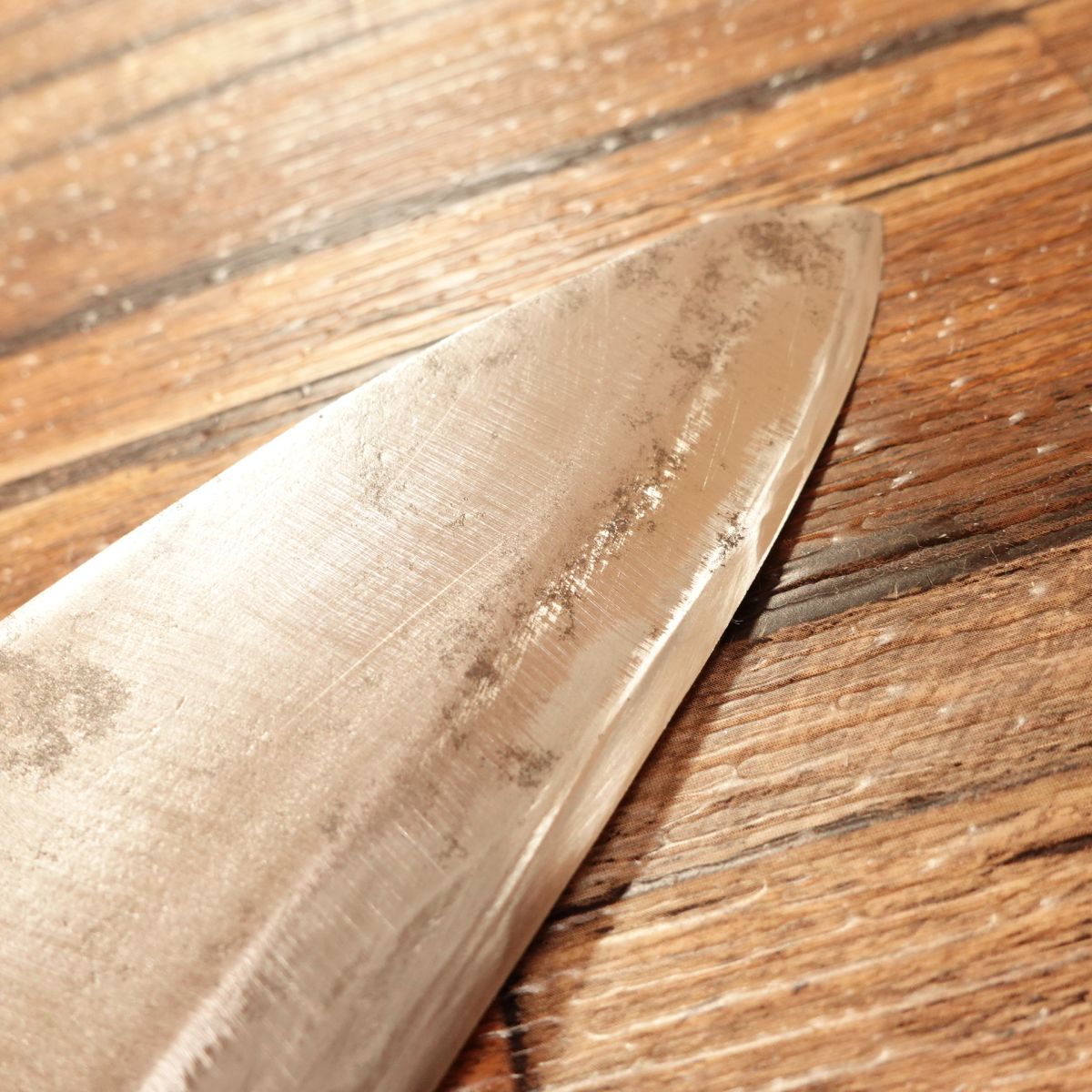 Toshimitsu Deba Knife, Sharpened, Single Bevel, Hagane, 145mm