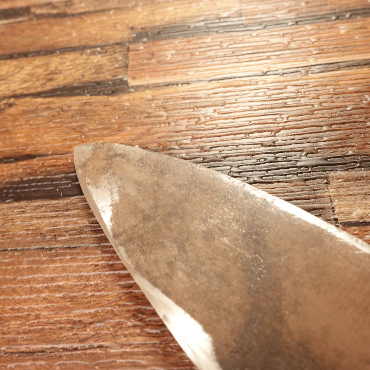 Toshimitsu Deba Knife, Sharpened, Single Bevel, Hagane, 145mm