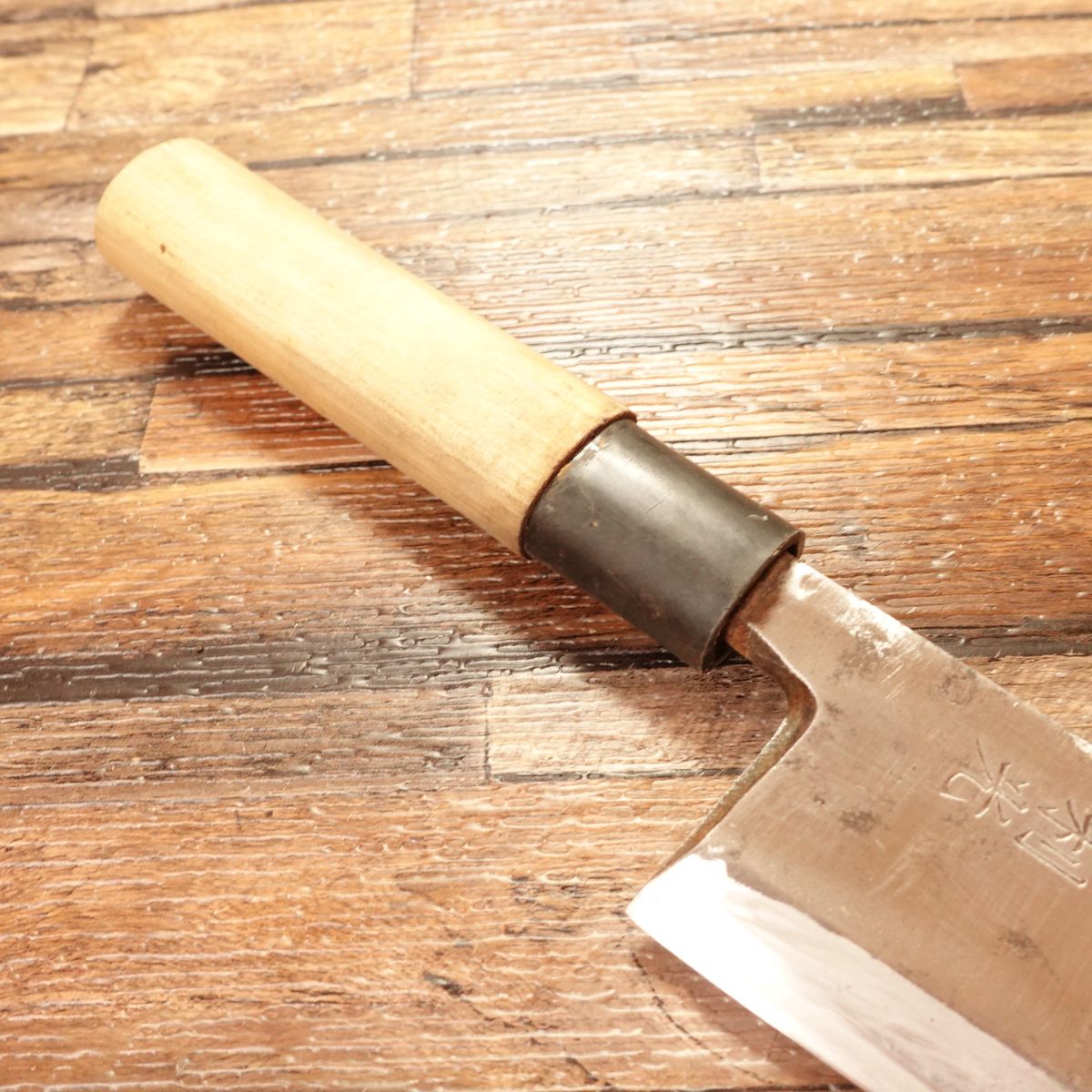 Toshimitsu Deba Knife, Sharpened, Single Bevel, Hagane, 145mm