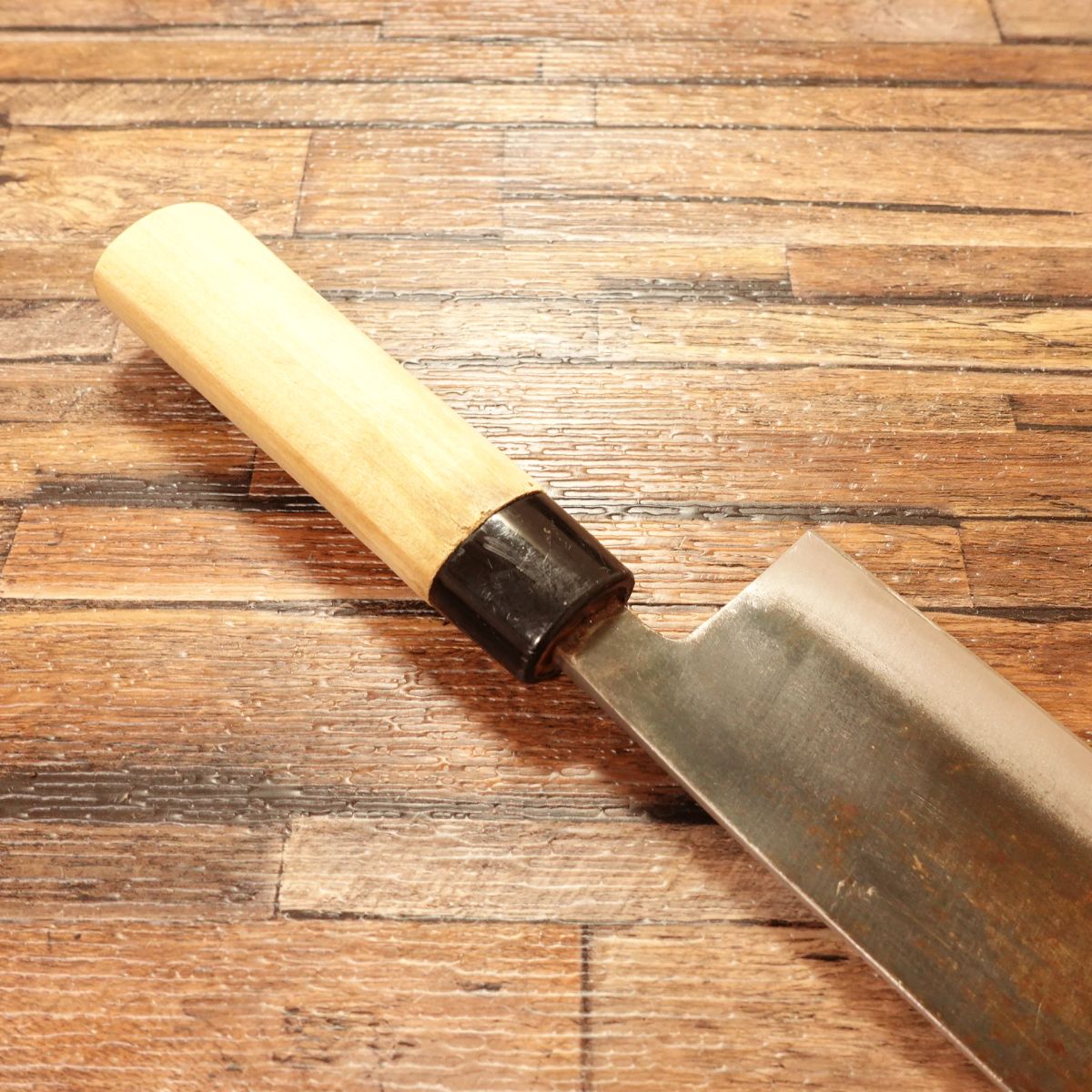 Seki Magoroku Nakiri Knife, Sharpened, Ginju, Kuro-Uchi, KAI, 160mm