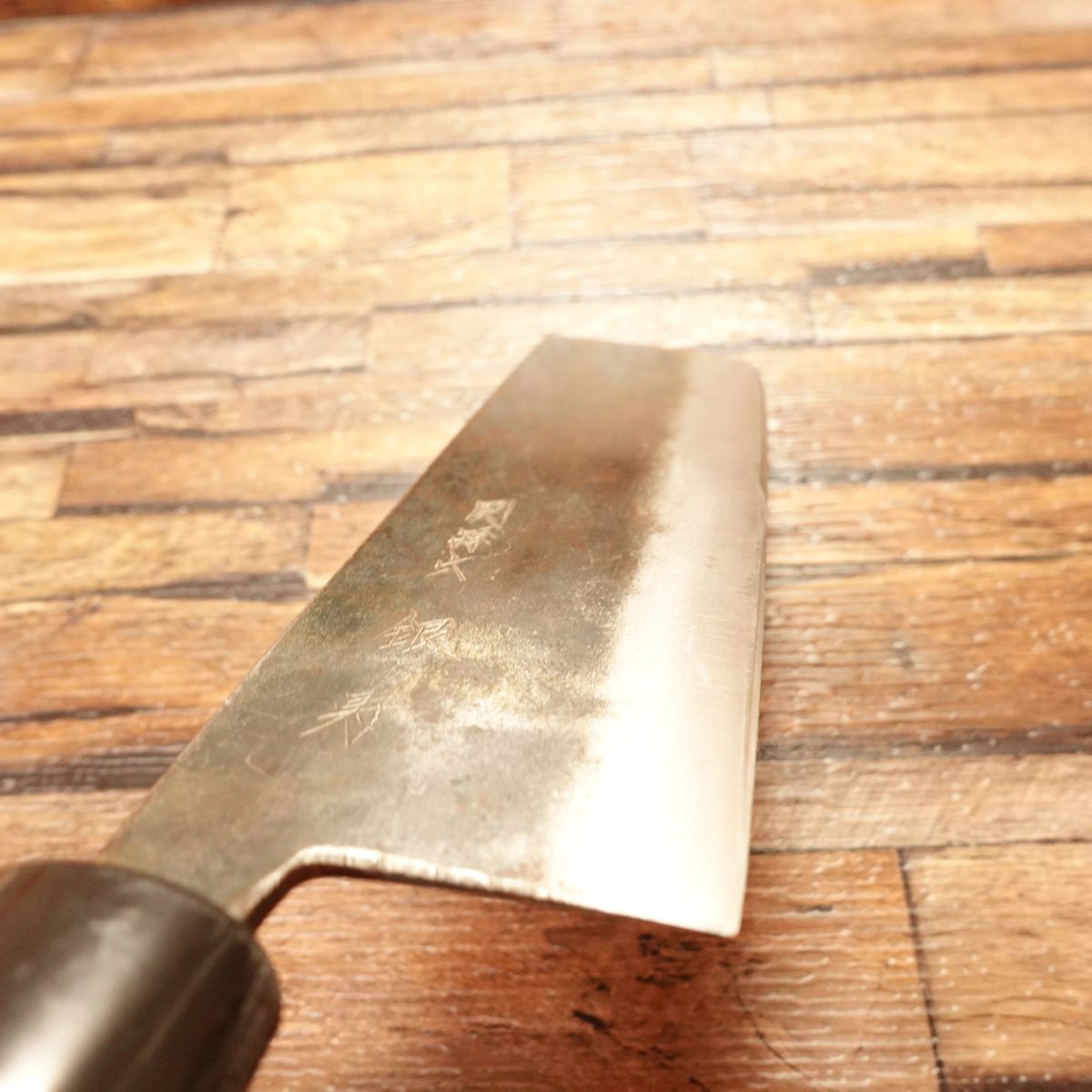 Seki Magoroku Nakiri Knife, Sharpened, Ginju, Kuro-Uchi, KAI, 160mm