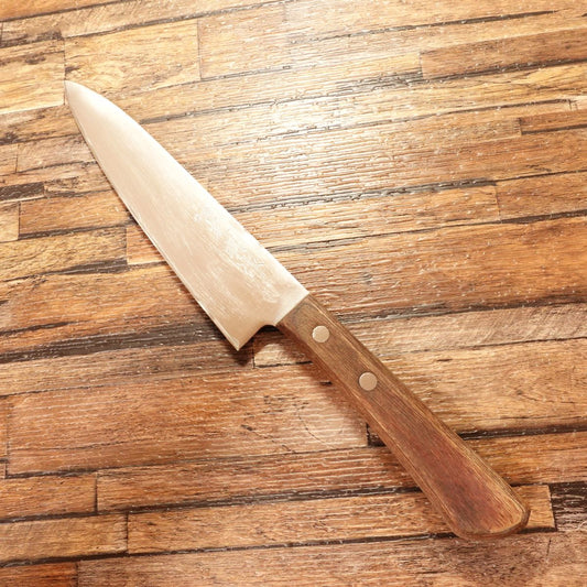 Sadaaki Gyuto Knife, Sharpened, Sadaaki Work, Warikomi, 170mm