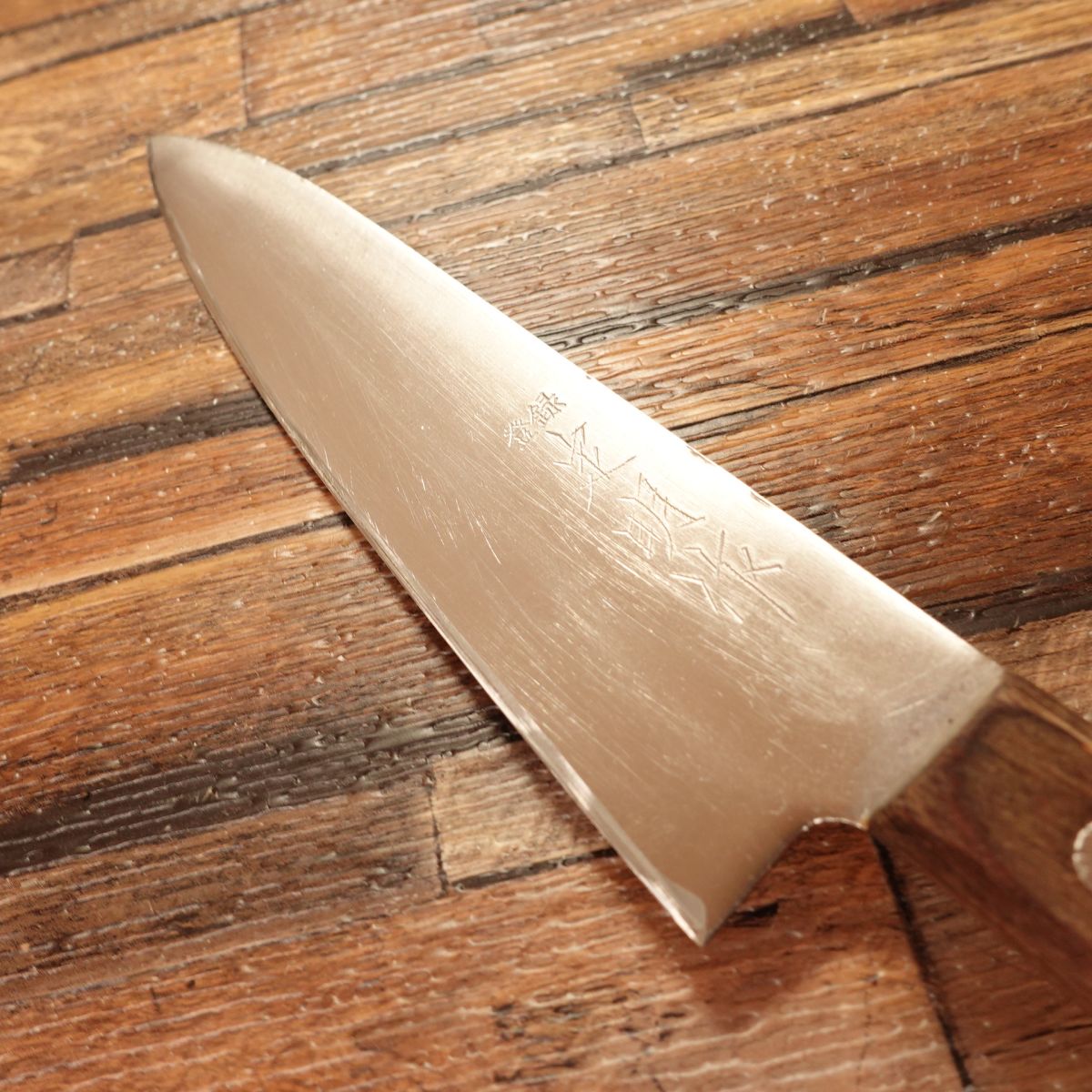 Sadaaki Gyuto Knife, Sharpened, Sadaaki Work, Warikomi, 170mm