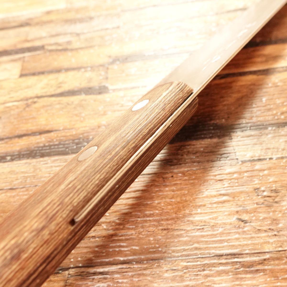 Sadaaki Gyuto Knife, Sharpened, Sadaaki Work, Warikomi, 170mm