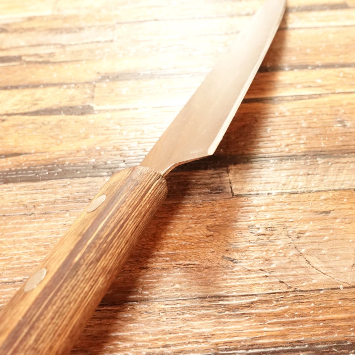 Sadaaki Gyuto Knife, Sharpened, Sadaaki Work, Warikomi, 170mm