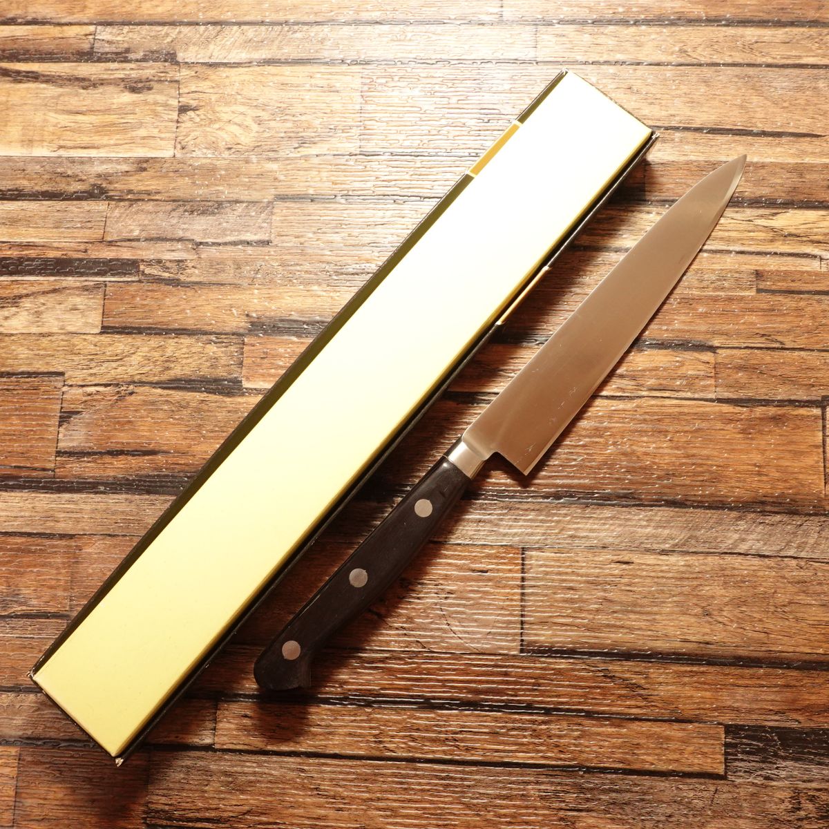 Sakai Takayuki Petty / Grand Chef Knife, Sharpened, Fruit Knife, Uddeholm Steel, Boxed, Unused Storage, 150 mm