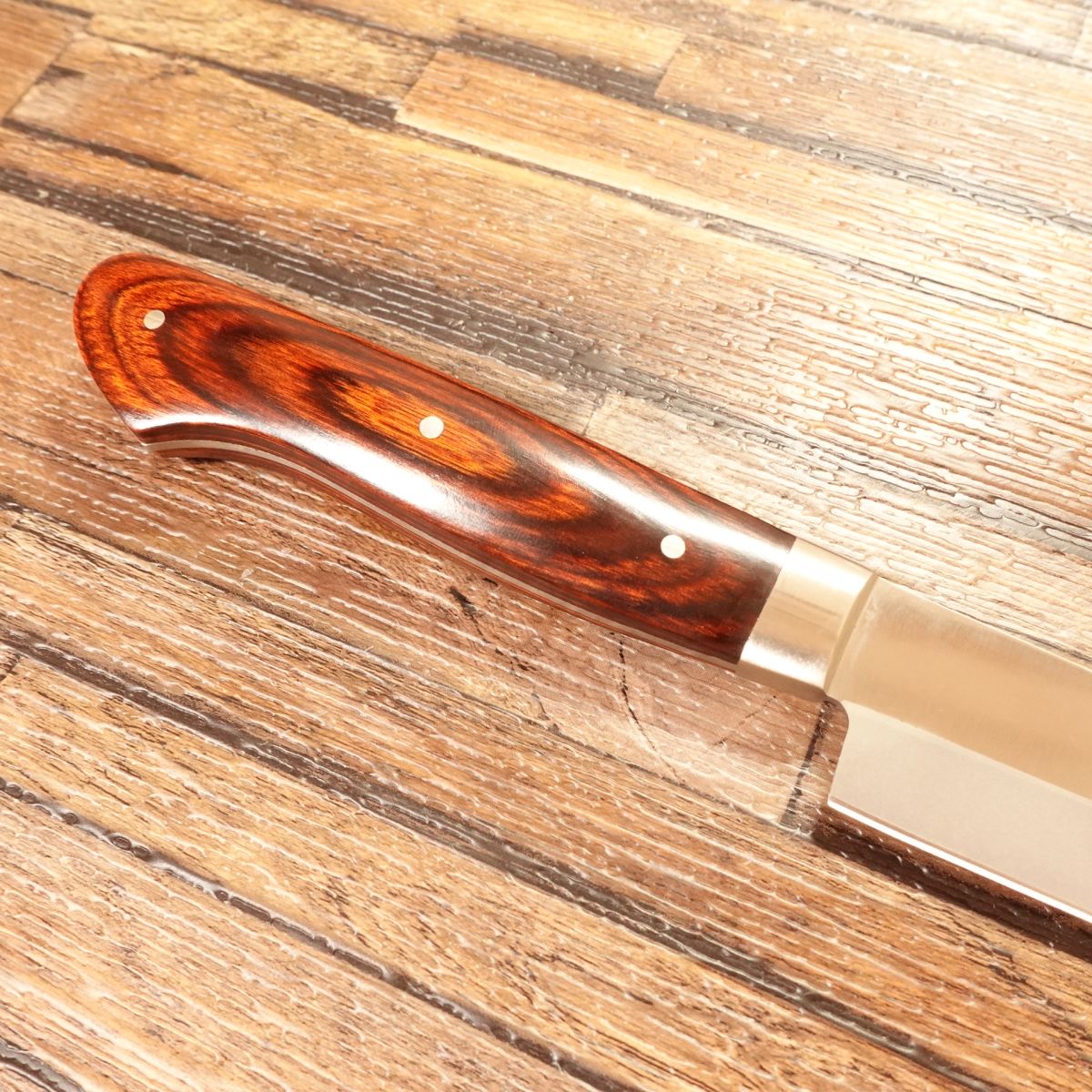 K&K Yanagiba Knife, Stainless Steel, Sashimi Knife, Unused, Boxed, 205mm