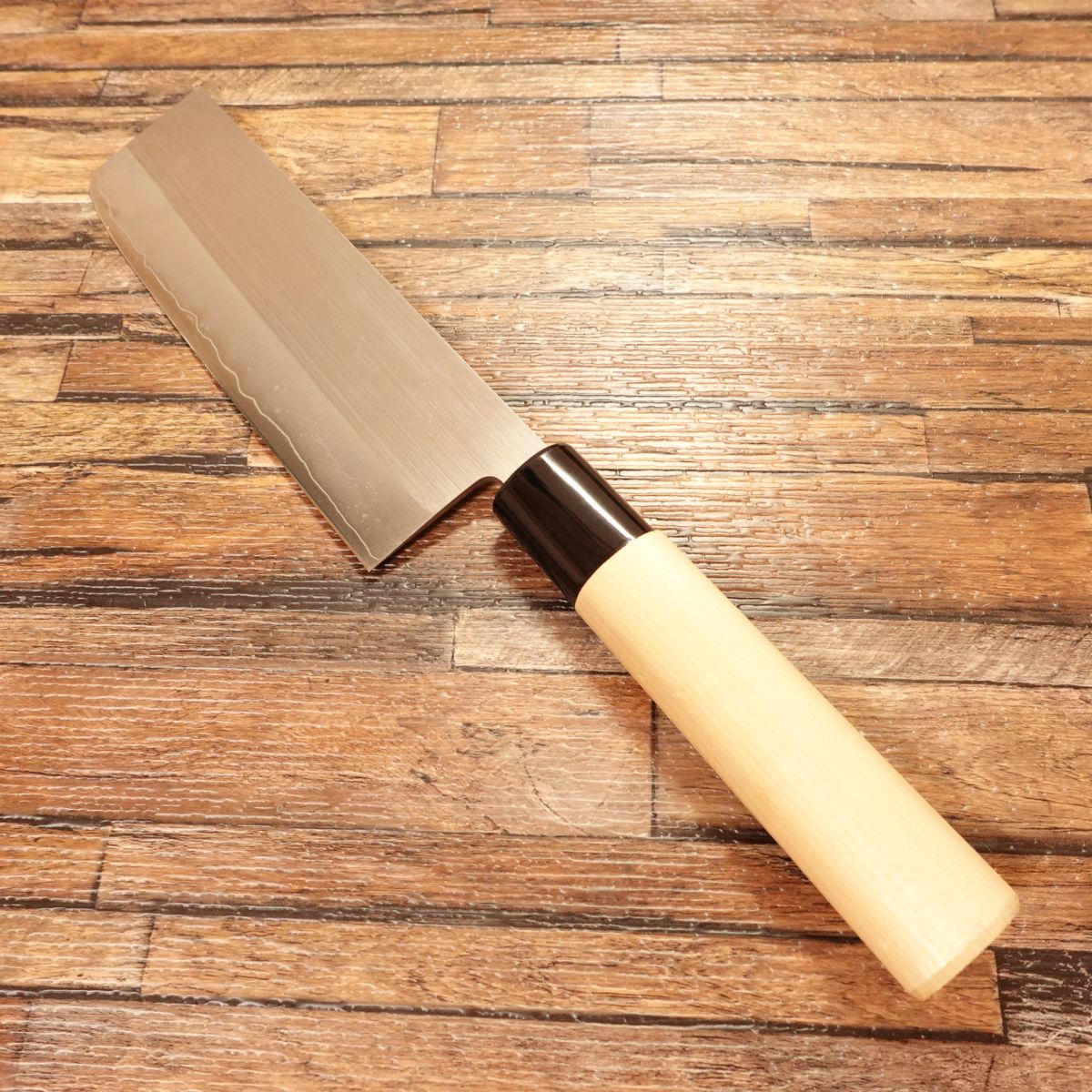 Sakai Hamono Nakiri Knife, High-Speed Steel, Powdered HSS, Unused, Boxed, 165mm